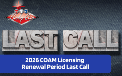 2026 COAM Licensing Renewal Period Last Call