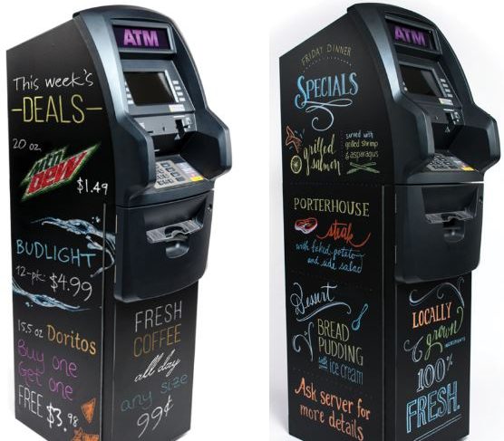 Chalkboard Wrapped ATMs for Atlanta, GA