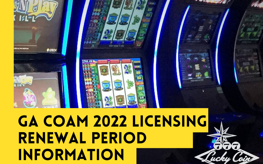 GA COAM 2022 Licensing Renewal Period Information