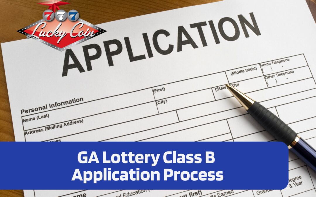 GA Lottery COAM Location License Financial Security Deposit