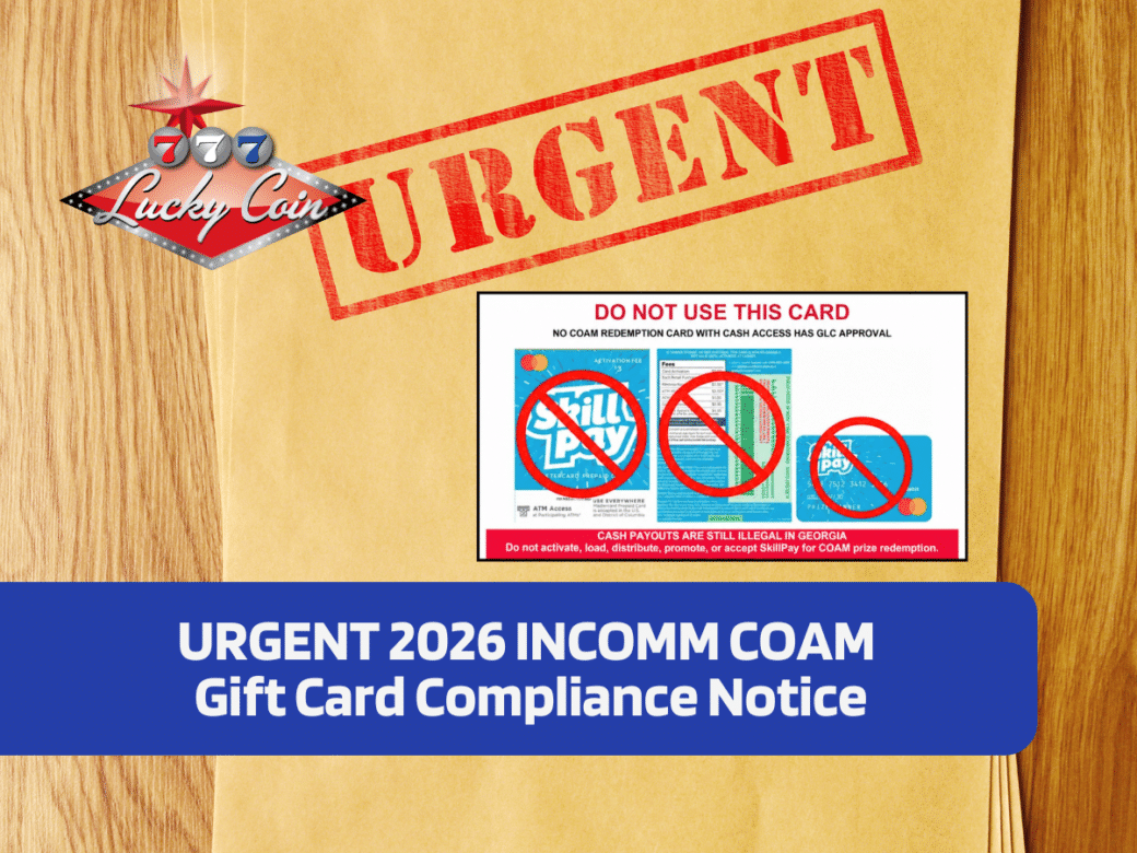 URGENT 2026 INCOMM COAM Gift Card Compliance Notice
